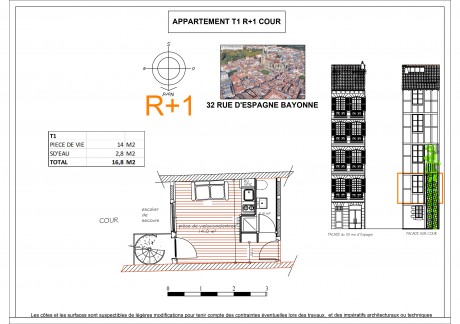 Lot 1 T1 - 32 RUE D'ESPAGNE BAYONNE